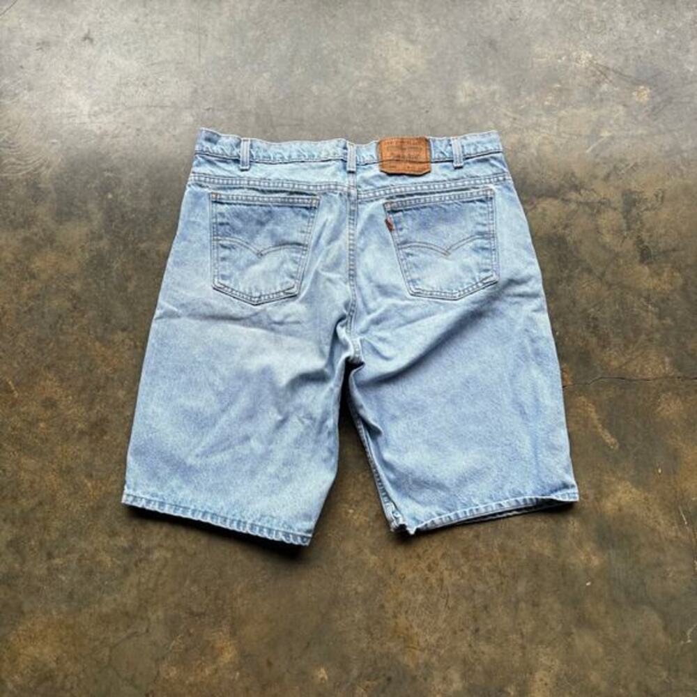 Vintage 90s Light wash Levis Orange Tab Jorts